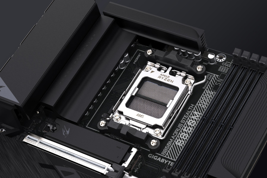 Gigabyte представила компактную плату B850M Aorus Stealth