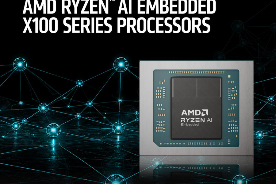 AMD представила процессоры Ryzen AI Embedded X100